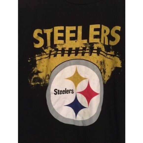 PITTSBURGH STEELERS SIZE LARGE RING SPUN SOFT T-SHIRT - Picture 2 of 3
